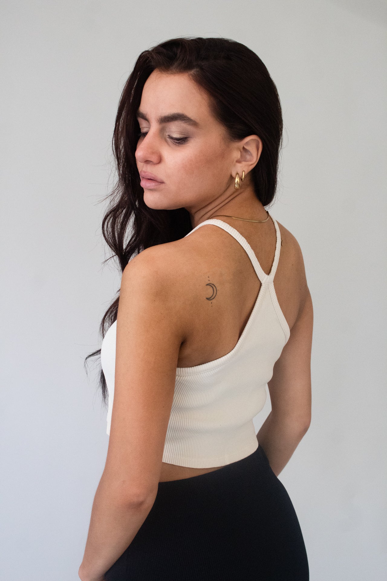 Crop-Top AUDREY aus Bio-Baumwolle - Ecru